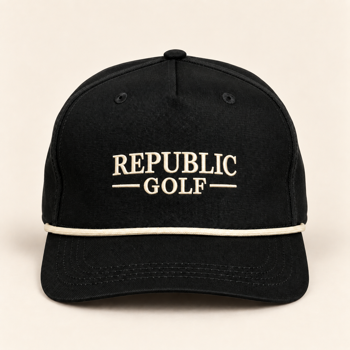 The Black Rope Snapback — product image 1