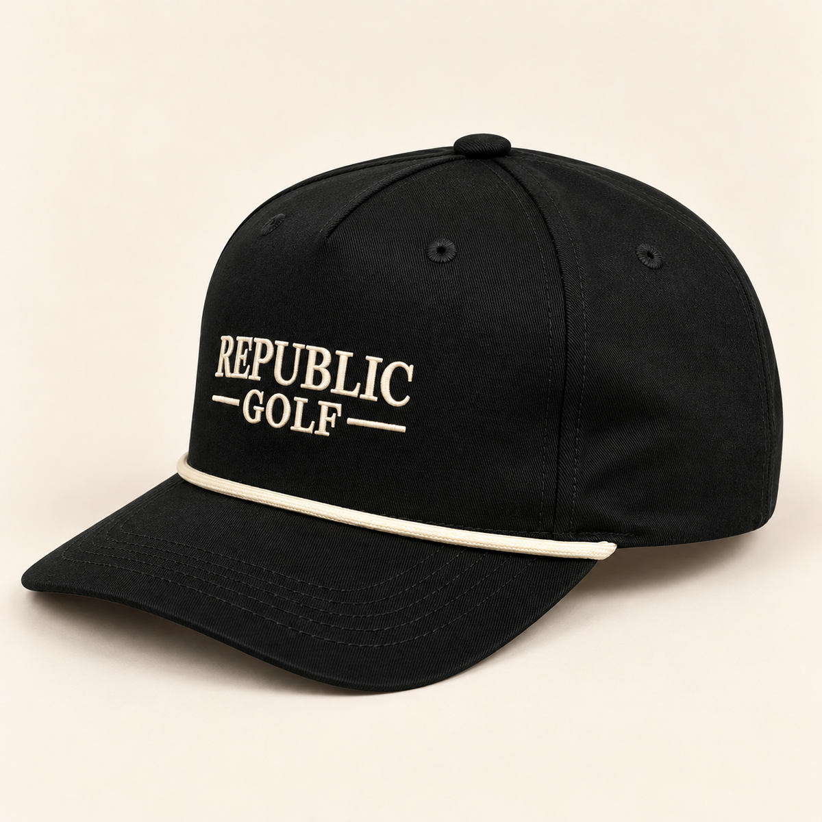 The Black Rope Snapback — product image 2