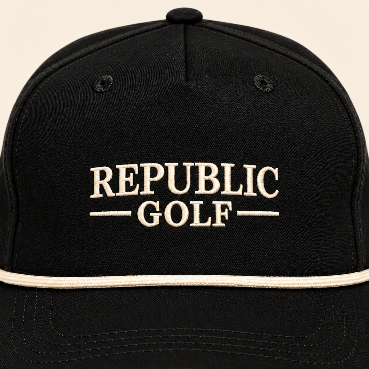 The Black Rope Snapback — product image 3