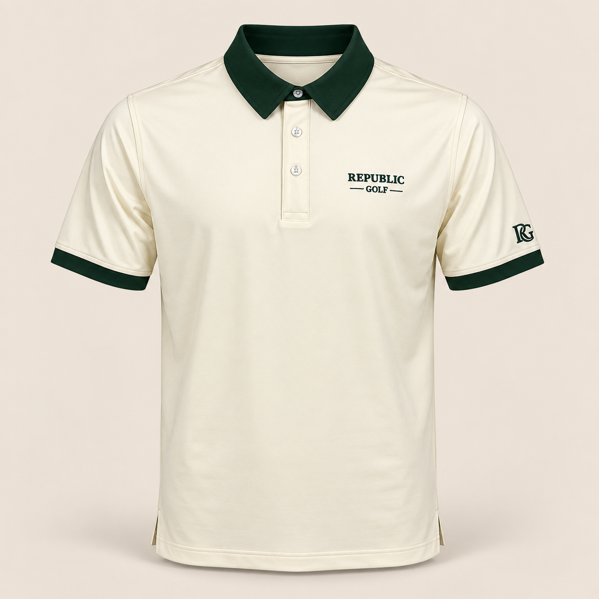 Republic Golf Clubhouse Cream Polo — product image 1