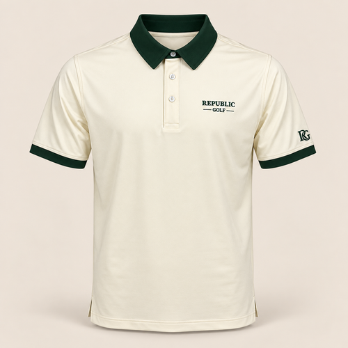 Republic Golf Clubhouse Cream Polo — product image 1