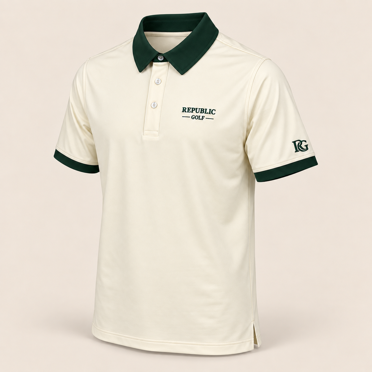 Republic Golf Clubhouse Cream Polo — product image 2