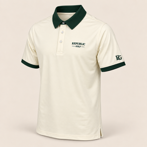 Republic Golf Clubhouse Cream Polo — product image 2