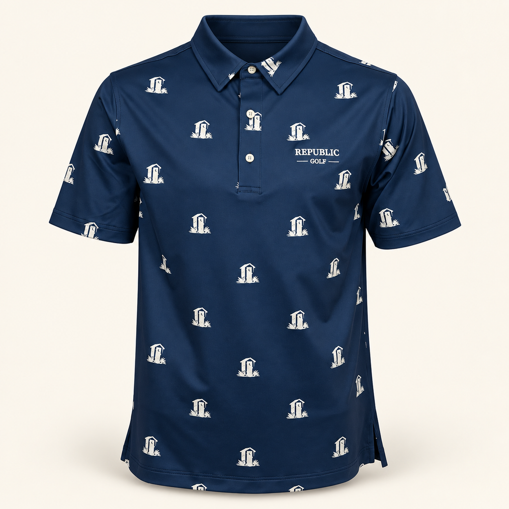 Hole-in-One Performance Polo — Navy — product image 1