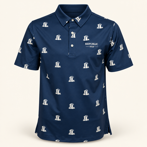 Hole-in-One Performance Polo — Navy — product image 1