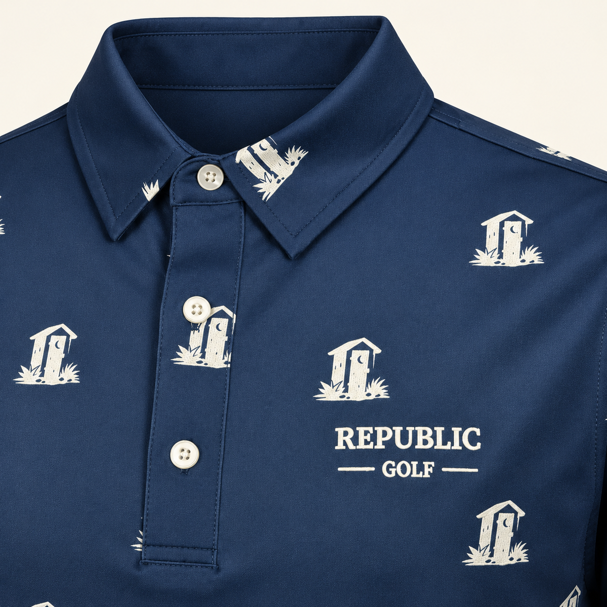 Hole-in-One Performance Polo — Navy — product image 4