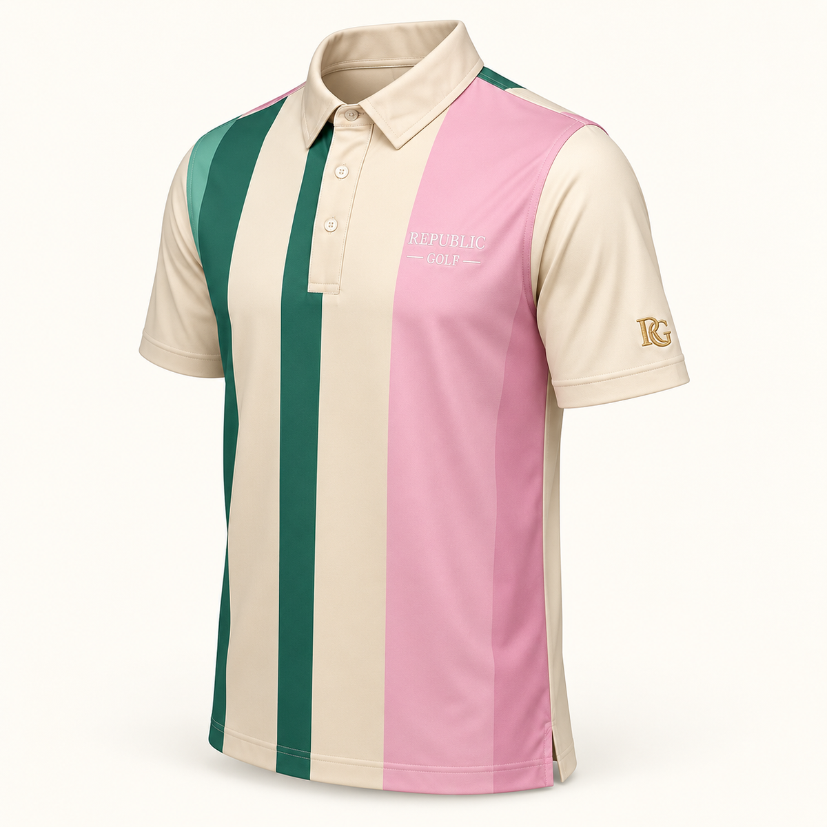 Republic Golf Flag Stripe Polo — product image 2