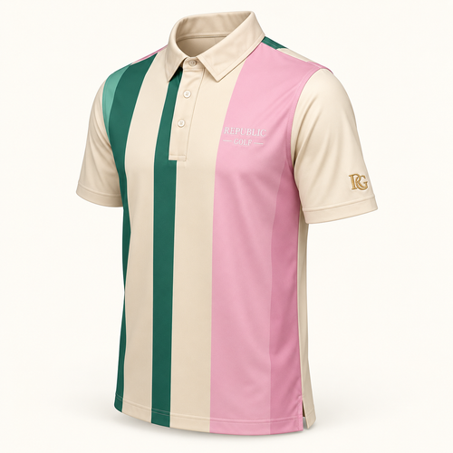 Republic Golf Flag Stripe Polo — product image 2