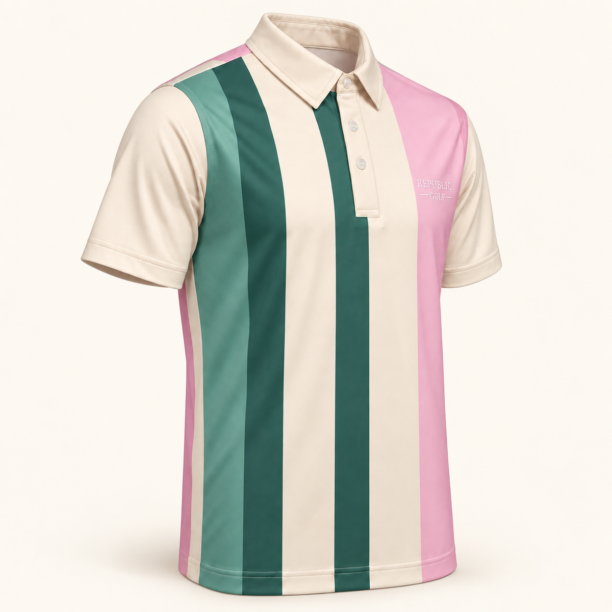 Republic Golf Flag Stripe Polo — product image 4