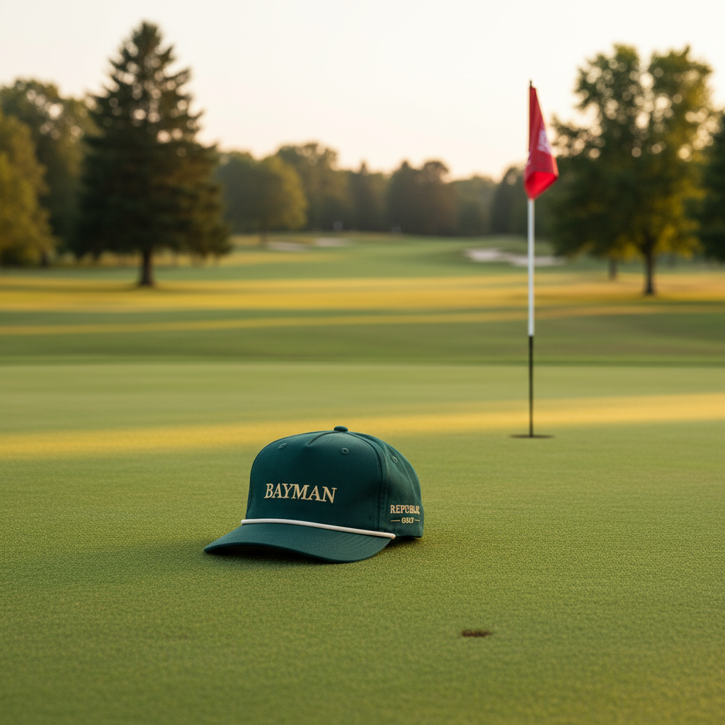 The Bayman Rope Hat — Green/Cream — product image 5