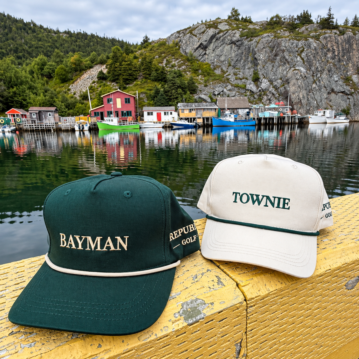 The Bayman Rope Hat — Green/Cream — product image 2