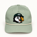 Republic Golf Puffin Rope Hat in sage green – front view